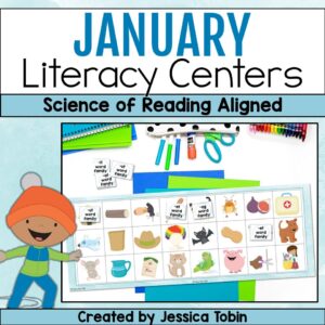 January Phonics Centers - Science of Reading