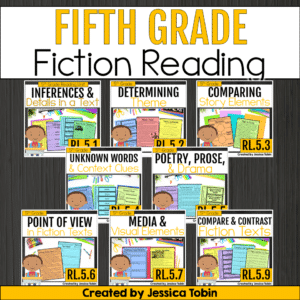 5th grade common core fiction reading