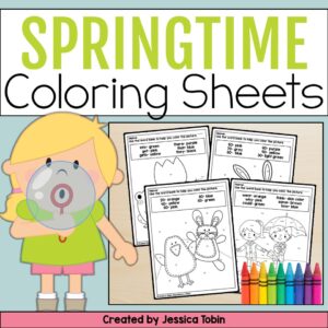Spring Coloring Sheets