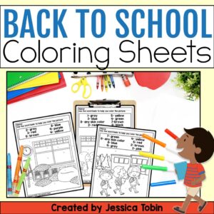 Back to School Coloring Sheets