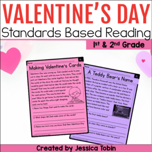 1st 2nd Grade Valentine's Day Reading Comprehension