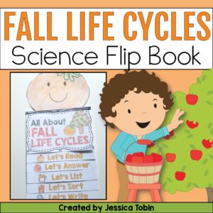 Cover image for Apple and Pumpkin Life Cycle interactive flip book
