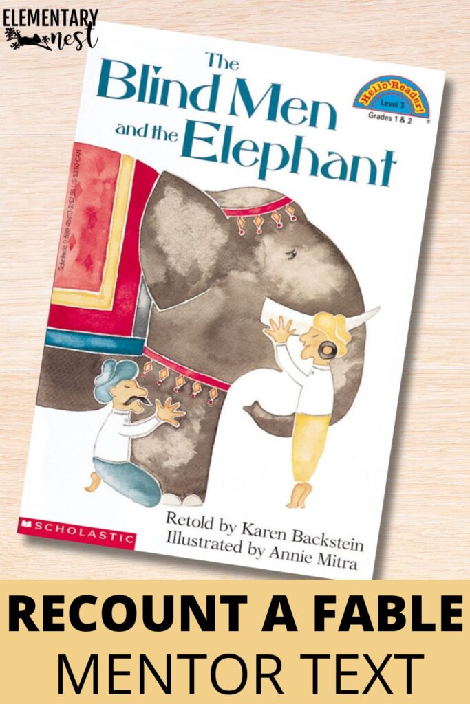 The Blind Men and the Elephant retold by Karen Backstein, a thoughtful picture book fable