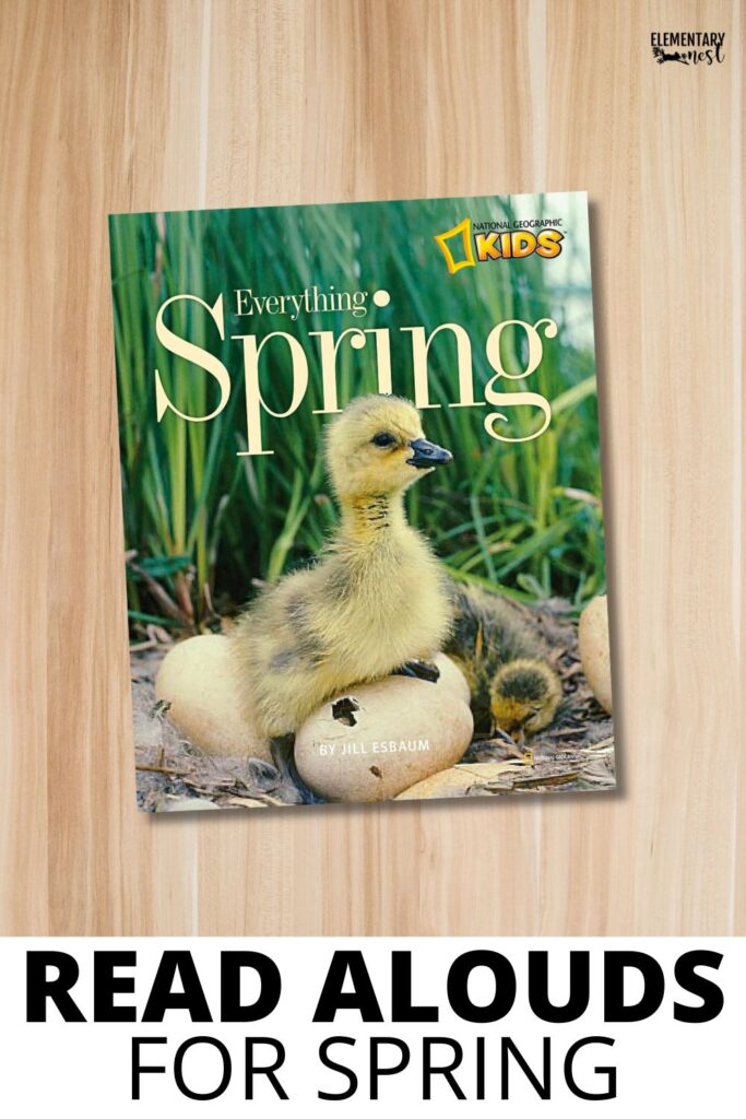 Everything Spring nonfiction book for spring read alouds and science lessons for kids