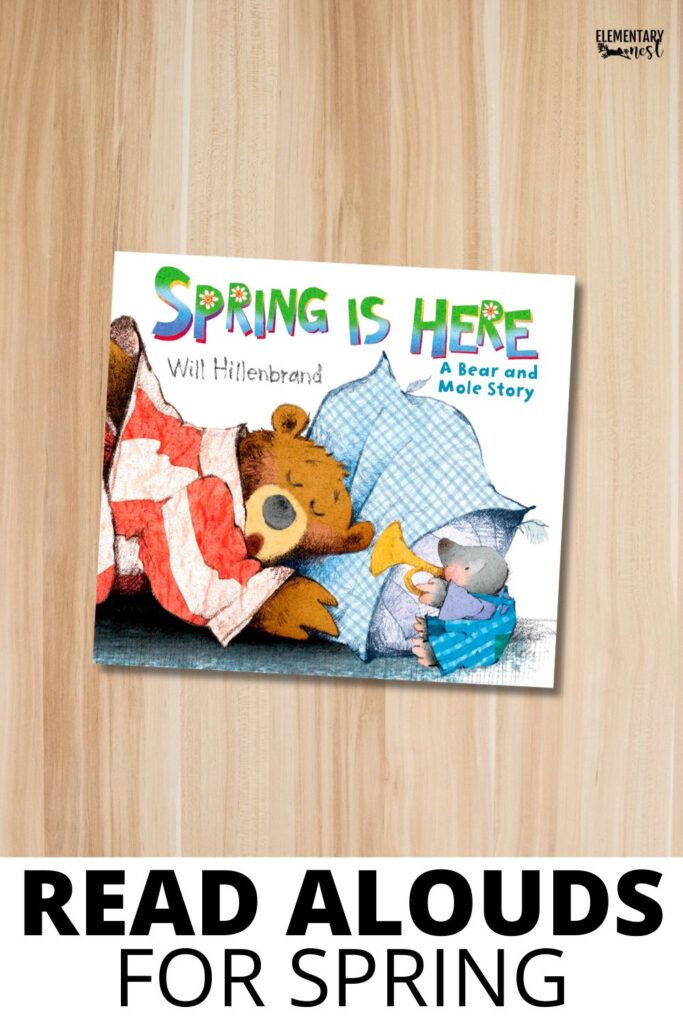 Spring Is Here picture book for kindergarten and first grade spring read alouds