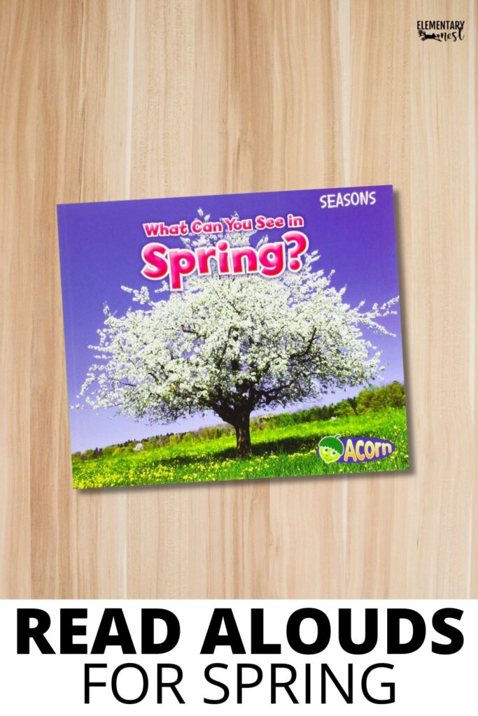 What Can You See in Spring nonfiction book for spring read alouds and seasonal learning